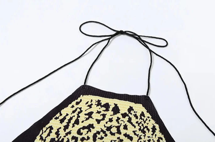 Leopard Print Halter