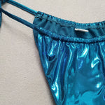 Glossy Blue Starfish Charm Bikini