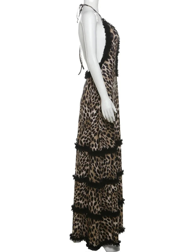 Laila Leopard Print Maxi